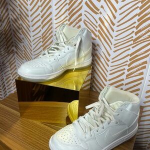 Nike White High-Top Sneakers